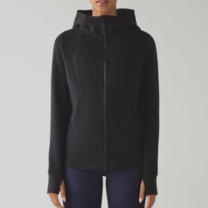 Lululemon Scuba Hoodie Light Cotton Fleece Black 6